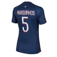 Fotbalové Dres Paris Saint-Germain Marquinhos #5 Dámské Domácí 2023-24 Krátký Rukáv